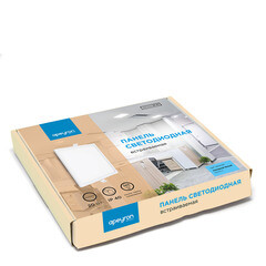 Светильник встраиваемый светодиодный белый 20 Вт 6500К IP40 Apeyron (06-60) - фото 4