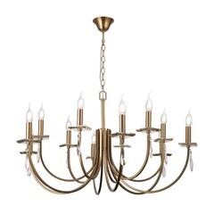 Люстра подвесная Freya Forte E14 480 Вт 32 кв.м (FR1006PL-12G) - фото 1