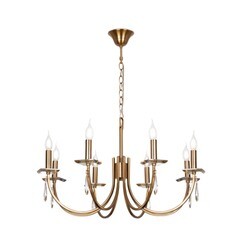 Люстра подвесная Freya Forte E14 320 Вт 21,33 кв.м (FR1006PL-08G) - фото 1