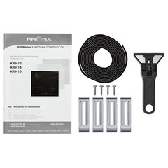 Варочная панель индукционная Krona Farbe 60 4 конфорки черная - фото 3