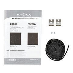 Варочная панель электрическая Krona Corso 45 3 конфорки черная - фото 4