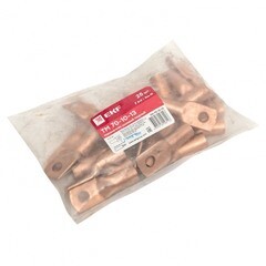 Наконечник медный EKF PROxima ТМ 70-10-13 d10 мм 70 кв.мм (25 шт.) - фото 2