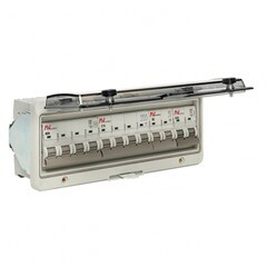 Окно герметичное EKF PROxima для электрощита 95х232х28 мм IP67 на 12 модулей пластиковое серое (ak-g-12) - фото 6