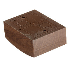 Щит распределительный навесной EKF PROxima ЩРН-П-6 пластиковый IP41 200х148х95 мм 6 модулей темное дерево - фото 2