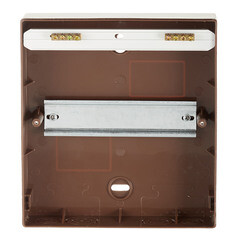 Щит распределительный навесной EKF PROxima ЩРН-П-8 пластиковый IP41 200х184х95 мм 8 модулей темное дерево - фото 3