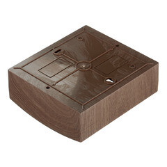 Щит распределительный навесной EKF PROxima ЩРН-П-10 пластиковый IP41 200х222х95 мм 10 модулей темное дерево - фото 2