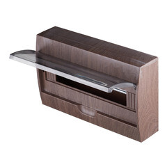 Щит распределительный навесной EKF PROxima ЩРН-П-18 пластиковый IP41 220х360х100 мм 18 модулей темное дерево - фото 2