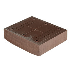 Щит распределительный навесной EKF PROxima ЩРН-П-24 пластиковый IP41 328х270х100 мм 24 модуля темное дерево - фото 2