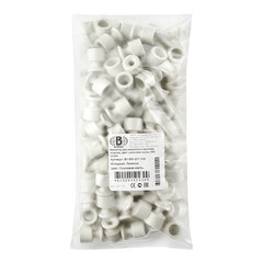 Изолятор Bironi для витого провода пластиковый слоновая кость (100 шт.) - фото 3