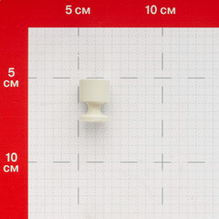 Изолятор Bironi для витого провода пластиковый слоновая кость (100 шт.) - фото 2