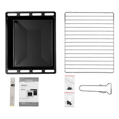 Духовой шкаф электрический встраиваемый Krona Adriano 60 WH 594 мм белый - фото 3