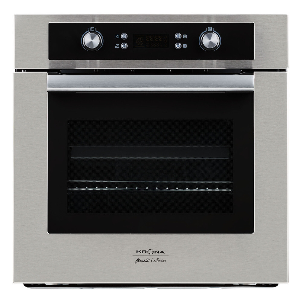 Духовой шкаф электрический встраиваемый Krona Belcanto 60 IX 595 мм черный