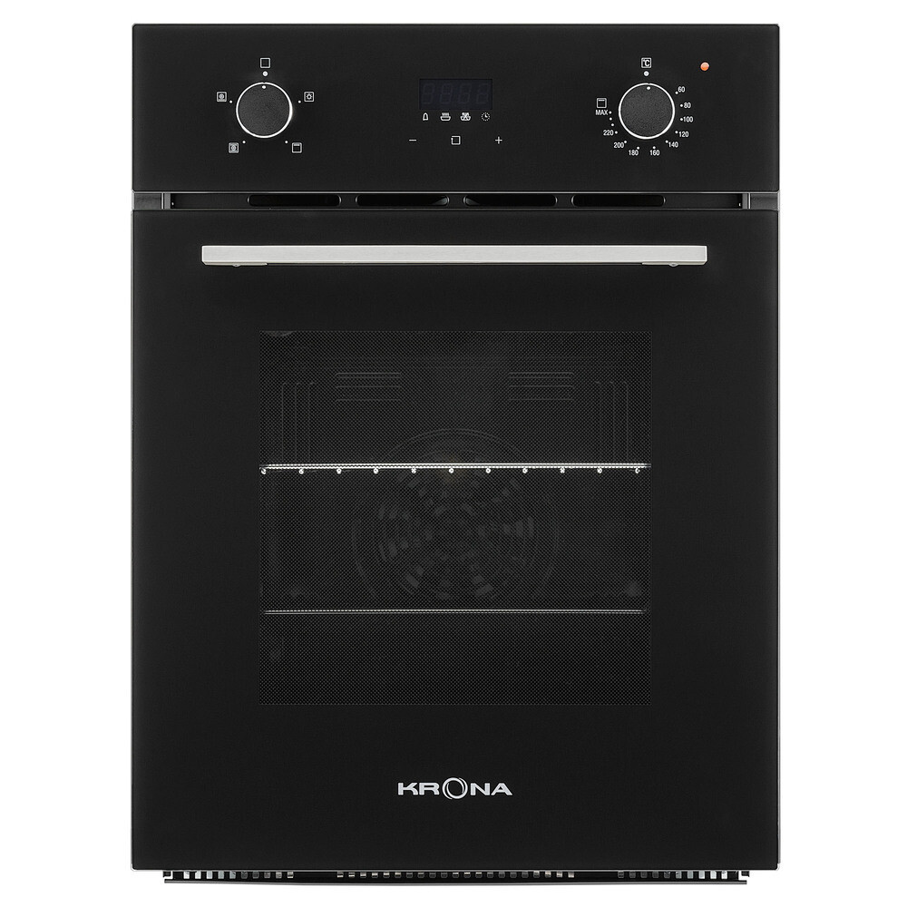 Изображение товара Духовой шкаф Krona Lazio 45 BL Компактный электрифицированный облегчающий очистку Изображение товара Духовой шкаф Krona Lazio 45 BL Компактный электрифицированный облегчающий очистку