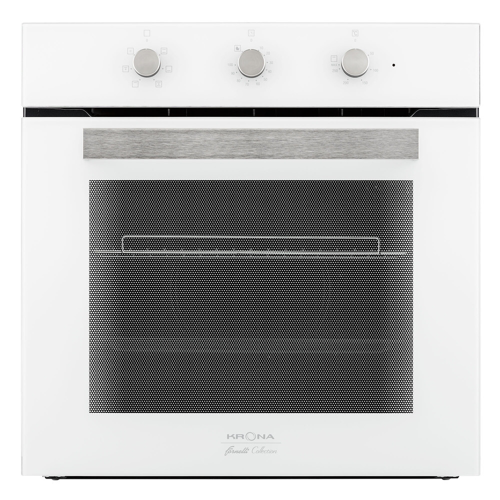 Изображение товара Духовой шкаф Krona Romana 60 WH Белый — 6 режимов, 2650 Вт, встроенный