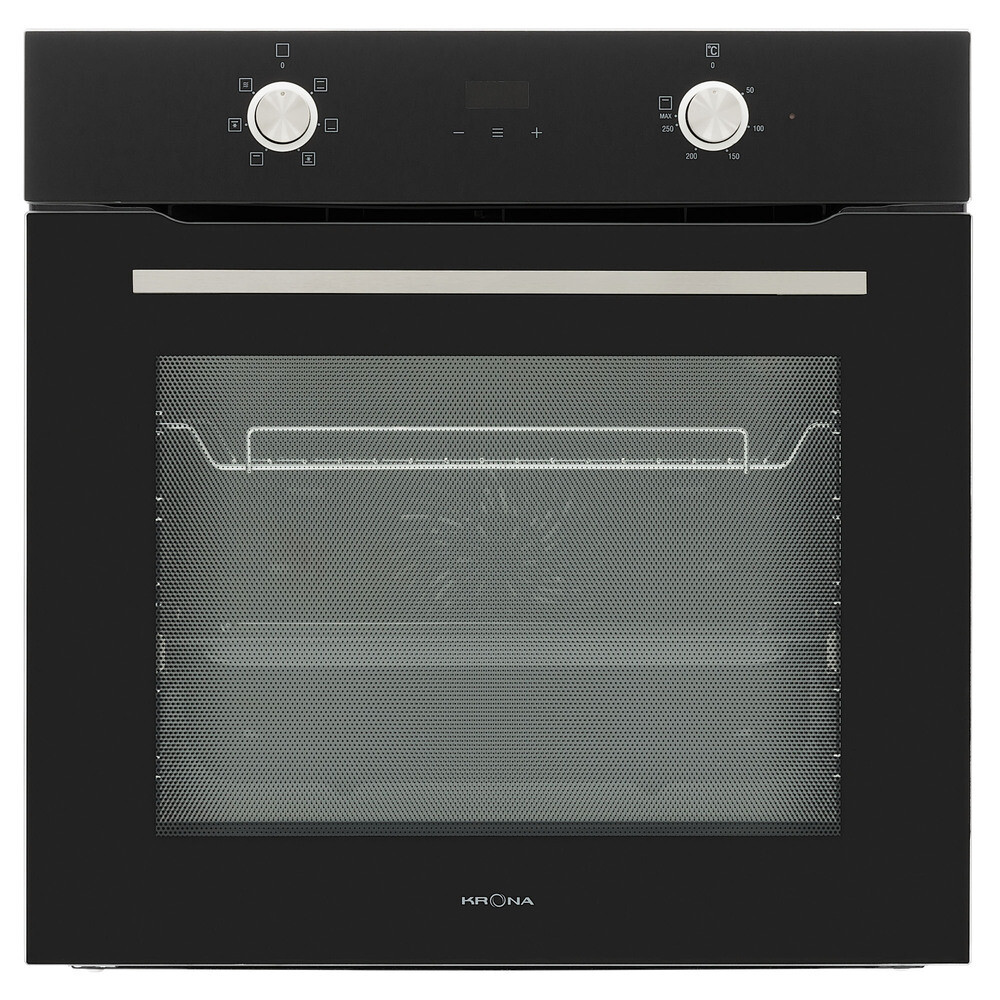 Изображение товара Духовой шкаф электрический встраиваемый Krona Tesoro 60 BL 595 мм черный Изображение товара Духовой шкаф электрический встраиваемый Krona Tesoro 60 BL 595 мм черный