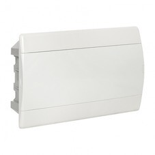 Щит распределительный встраиваемый EKF Basic ЩРВ-П-12 пластиковый IP41 230х395х100 мм 18 модулей непрозрачная дверь (20 шт.) (pb-v-18w-bas)