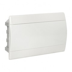 Щит распределительный встраиваемый EKF Basic ЩРВ-П-12 пластиковый IP41 230х395х100 мм 18 модулей непрозрачная дверь (20 шт.) - фото 1