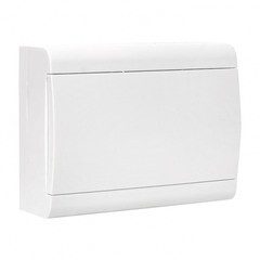 Щит распределительный навесной EKF Basic ЩРН-П-12 пластиковый IP41 197х261х94 мм 12 модулей непрозрачная дверь (20 шт.) - фото 1