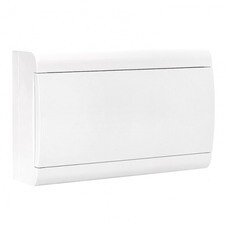 Щит распределительный навесной EKF Basic ЩРН-П-15 пластиковый IP41 197х316х95 мм 15 модулей непрозрачная дверь (20 шт.) (pb-n-15w-bas)