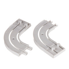 Изображение товара Боковина для двухрядного карниза пластиковая круглая 16 см (2 шт.)