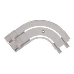 Боковина для двухрядного карниза пластиковая круглая 16 см (2 шт.) - фото 3