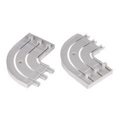 Изображение товара Боковина для трехрядного карниза пластиковая круглая 16 см (2 шт.)