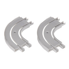 Соединитель двухрядный поворотный круглый внешний (2 шт.) - фото 1