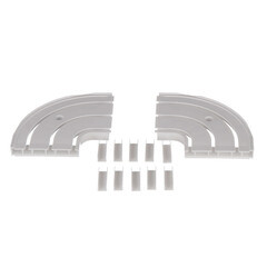 Соединитель трехрядный поворотный круглый внешний (2 шт.) - фото 3