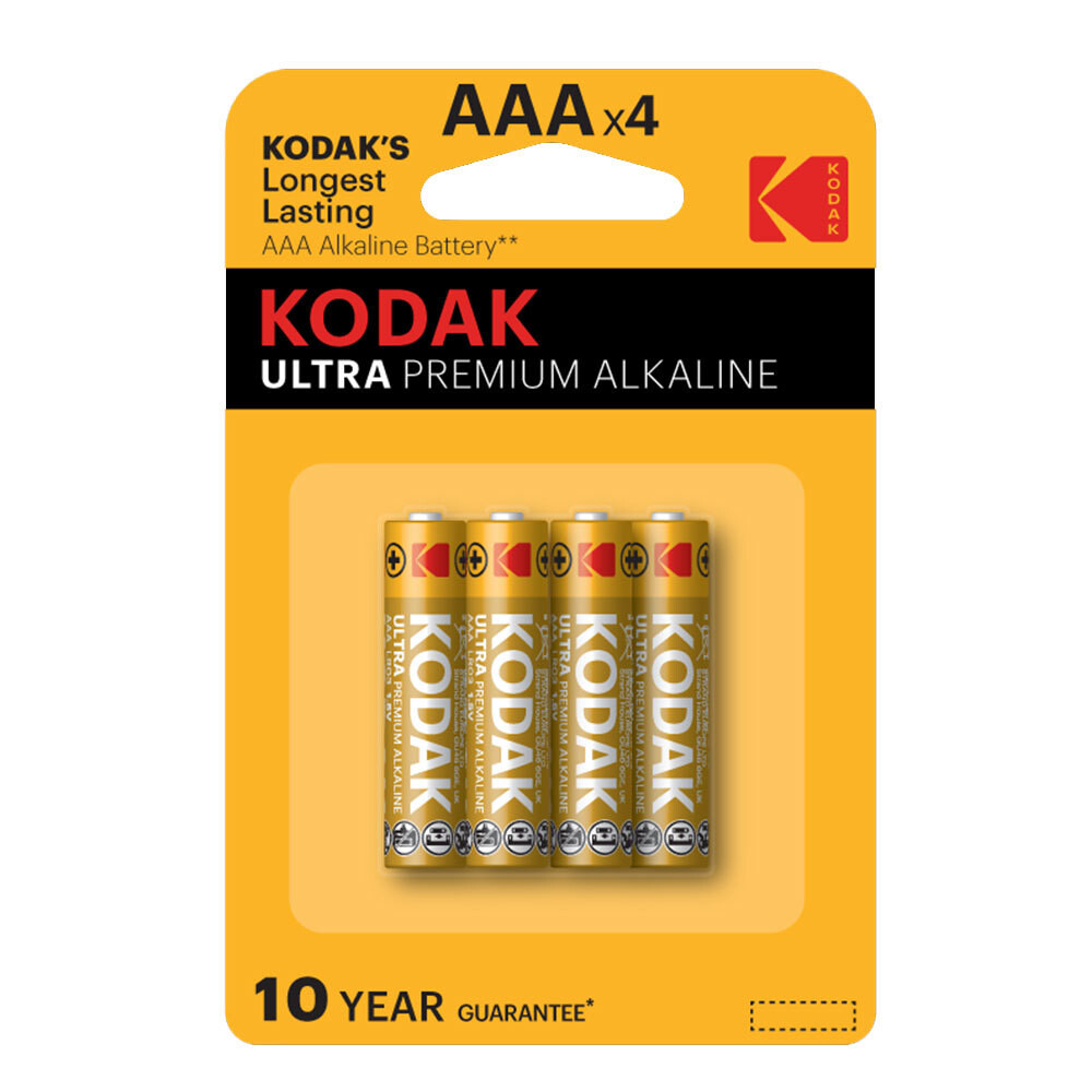 Изображение товара Батарейка Kodak Ultra Digital ААА мизинчиковая LR03 1,5 В (4 шт.) (Б0005128)