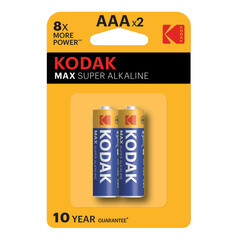 Изображение товара Батарейка Kodak Мax ААА мизинчиковая LR03 1,5 В (2 шт.) (Б0005132)