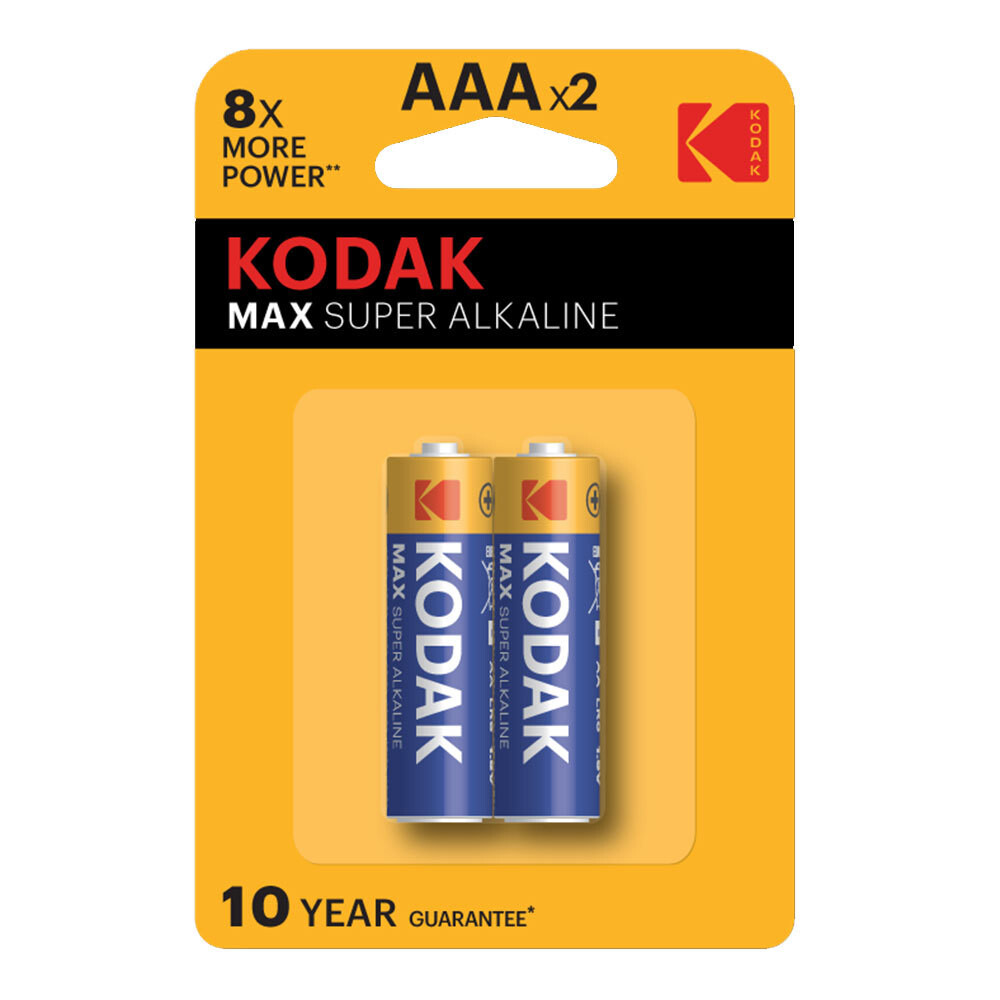 Изображение товара Батарейка Kodak Мax ААА мизинчиковая LR03 1,5 В (2 шт.) (Б0005132)