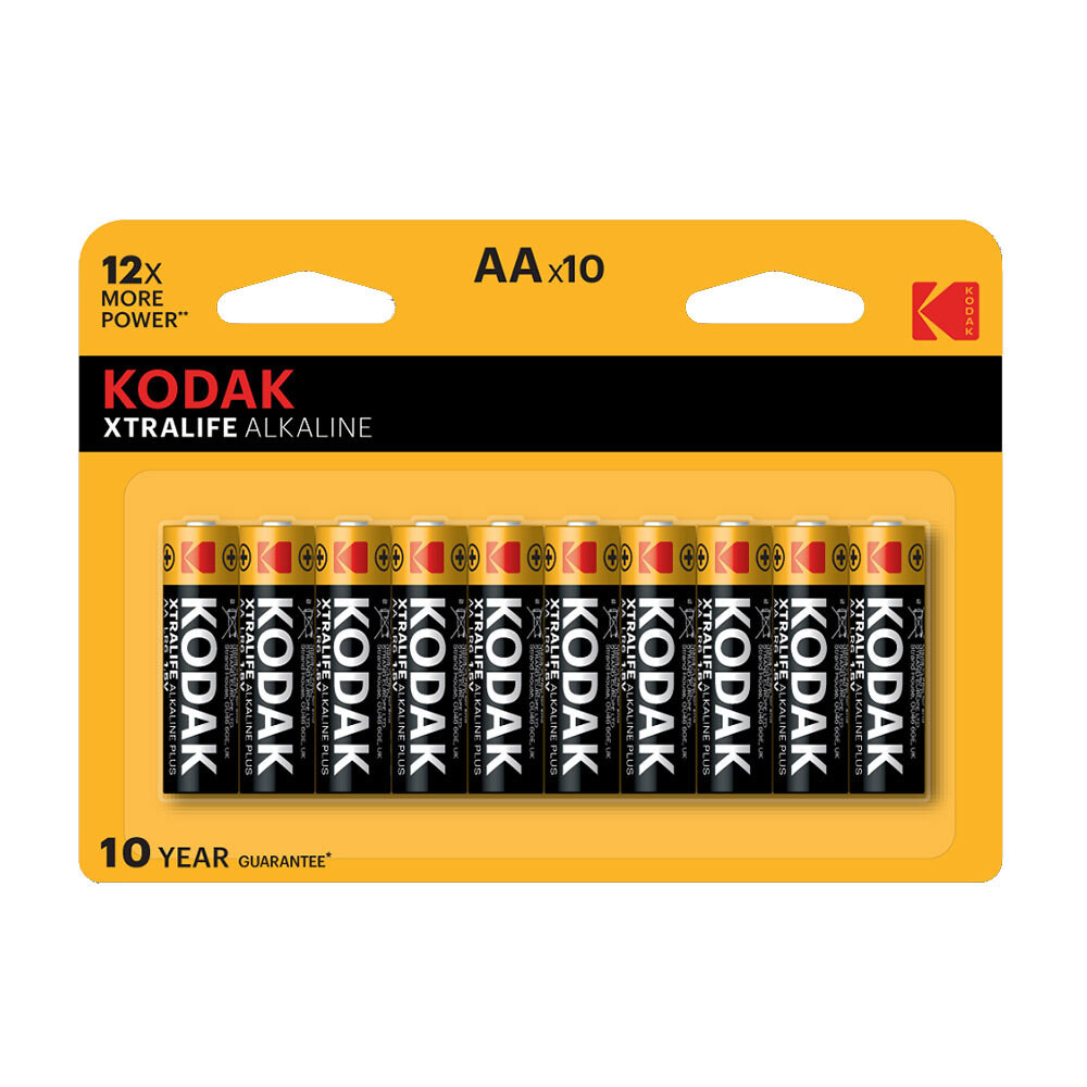 Изображение товара Батарейка Kodak Xtralife АА пальчиковая LR6 1,5 В (10 шт.) (Б0014330)