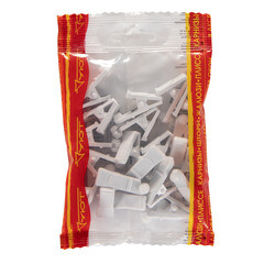 Зажим-ролик для пластмассового карниза белый (20 шт.) - фото 2