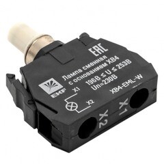Лампа сменная EKF PROxima ХВ4 39х32х10 мм 230 В IP40 с основанием пластиковая белая (XB4-EML-W) - фото 8