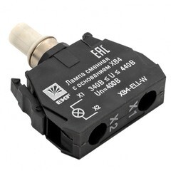 Лампа сменная EKF PROxima ХВ4 39х32х10 мм 400 В IP40 с основанием пластиковая белая (XB4-ELL-W) - фото 6