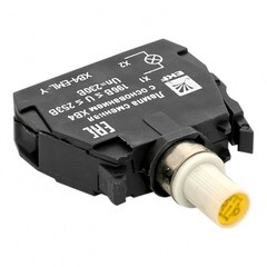 Лампа сменная EKF PROxima ХВ4 39х32х10 мм 230 В IP40 с основанием пластиковая желтая (XB4-EML-Y) - фото 7