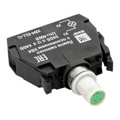 Лампа сменная EKF PROxima ХВ4 39х32х10 мм 400 В IP40 с основанием пластиковая зеленая (XB4-ELL-G) - фото 5