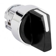 Изображение товара Кнопка 45 градусов EKF PROxima ХB4 на 2 положения 660 В IP54 с фиксацией без подсветки с короткой ручкой черная (XB4BD2F)