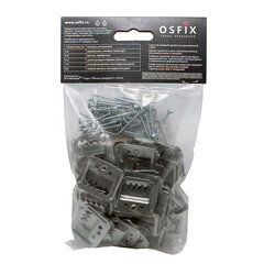 Крепеж кляймер №4 с саморезами для вагонки Осфикс Профи усиленный (50 шт.) - фото 6