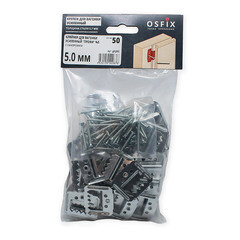 Крепеж кляймер №5 с саморезами для вагонки Осфикс Профи усиленный (50 шт.) - фото 2