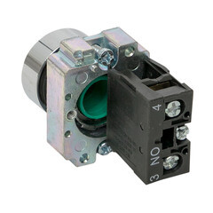 Кнопка EKF PROxima BA31 230 В IP40 металлическая зеленая (xb2-ba31) - фото 3