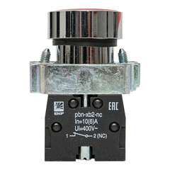 Кнопка EKF PROxima BA42 230 В IP40 металлическая красная (xb2-ba42) - фото 3
