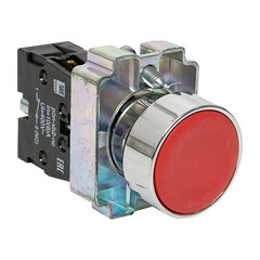 Кнопка EKF PROxima BA42 230 В IP40 металлическая красная (xb2-ba42) - фото 1