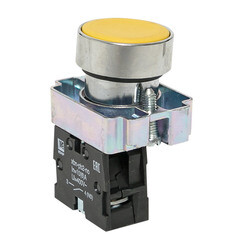 Кнопка EKF PROxima BA51 230 В IP40 металлическая желтая (xb2-ba51) - фото 3