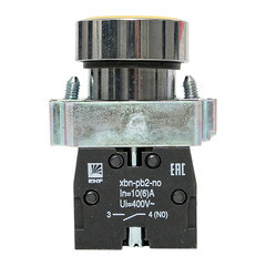 Кнопка EKF PROxima BA51 230 В IP40 металлическая желтая (xb2-ba51) - фото 2