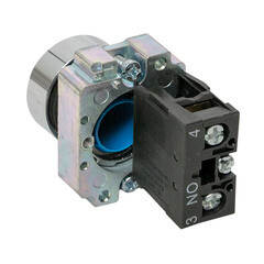 Кнопка EKF PROxima BA61 230 В IP40 металлическая синяя (xb2-ba61) - фото 3