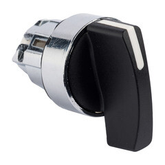 Изображение товара Кнопка 45 градусов EKF PROxima ХB4 на 3 положения 230 В IP54 с фиксацией без подсветки с длинной ручкой черная (XB4BJ3F)