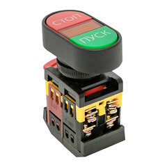 Кнопка овальная EKF PROxima APBB-22N 24 В IP40 пуск-стоп красно-зеленая (pbn-apbb-o-24) - фото 4