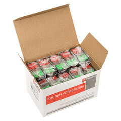 Кнопка прямоугольная EKF PROxima AS-22N 230 В IP40 пуск-стоп красно-зеленая (pbn-as-rec) - фото 2