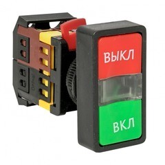 Изображение товара Кнопка прямоугольная EKF PROxima AS-22N 230 В IP40 пуск-стоп красно-зеленая (pbn-as-rec)